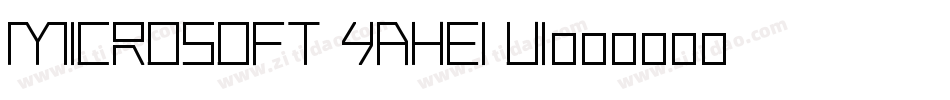 microsoft yahei ui字体转换